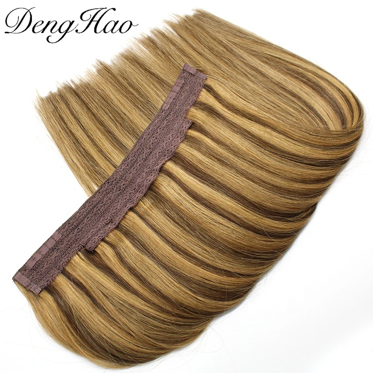 Double Drawn Invisible Wire Halo Hair Human Hair Extension