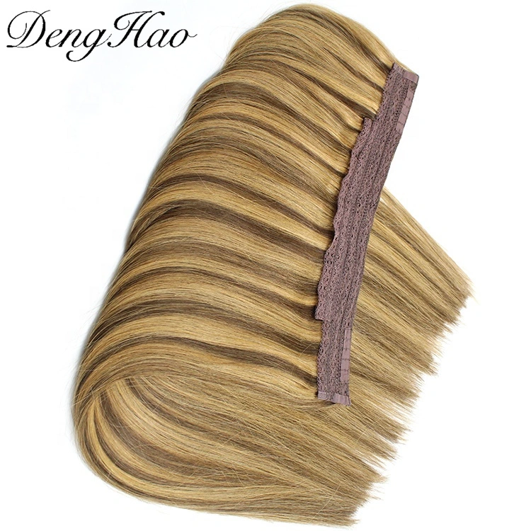 Double Drawn Invisible Wire Halo Hair Human Hair Extension