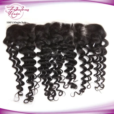 Lace Frontal Human Hair Deep Wave 13*4 Lace Hair Frontals