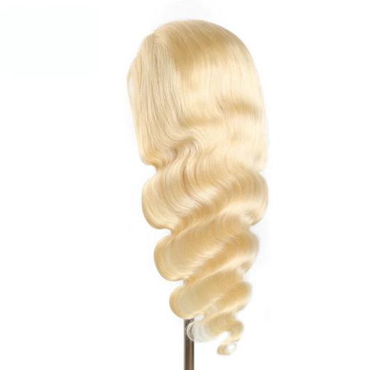 Wholesale Brazilian Blonde 613 Lace Frontal 13X4 Transparent Human Hair Lace Front Wig