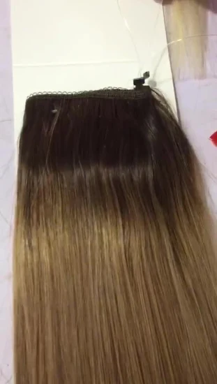 Cheap Hot Selling Products Human Hair Halo Weft Hair Extensions